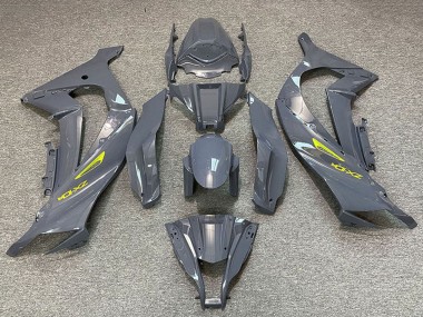 Shop 2011-2015 Kawasaki ZX10R Motorcycle Fairings - Nardo Grey Yellow