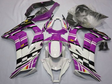 Shop 2011-2015 Kawasaki ZX10R Motorcycle Fairings - Purple Black White Yellow