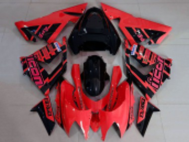 Shop 2004-2005 Kawasaki ZX10R Motorcycle Fairings - Red and Black Logo