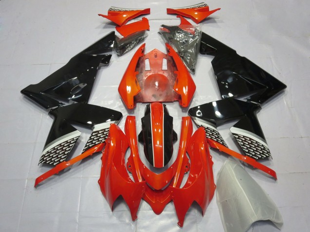 2004-2005 Kawasaki ZX10R Motorcycle Fairings - Red Black