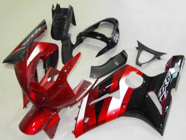 Shop 2003-2004 Kawasaki ZX6R Motorcycle Fairings - Red White Glossy Black