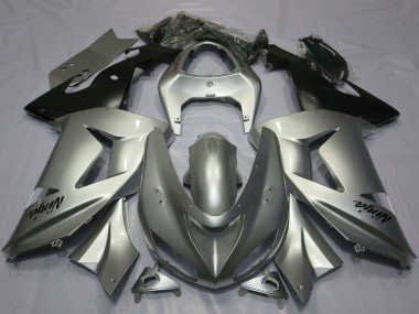 Shop 2003-2004 Kawasaki ZX6R Motorcycle Fairings - Silver