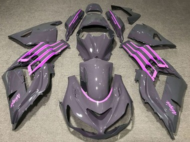 Shop 2012-2024 Kawasaki ZX14R Motorcycle Fairings - Nardo Grey Pink