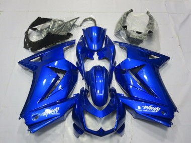 Shop 2008-2012 Kawasaki Ninja 250 Motorcycle Fairings - Blue White Ninja