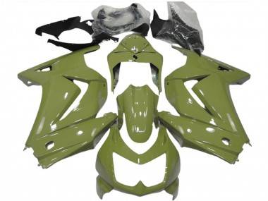 Shop 2008-2012 Kawasaki Ninja 250 Motorcycle Fairings - Olive Green