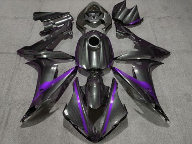 Shop 2004-2006 Yamaha R1 Motorcycle Fairings - Carbon Fiber Style Purple