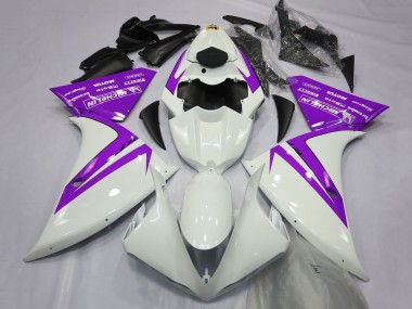 Shop 2012-2014 Yamaha R1 Motorcycle Fairings - White Purple