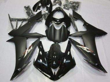 Shop 2004-2006 Yamaha R1 Motorcycle Fairing - Glossy Black Matte Black