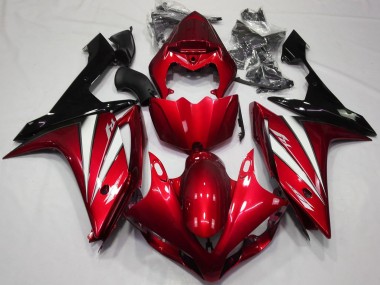 Shop 2007-2008 Yamaha R1 Motorcycle Fairings - Red White Black