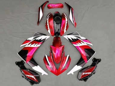 Shop 2015-2018 Yamaha R3 Motorcycle Fairings - Red White Black Shark