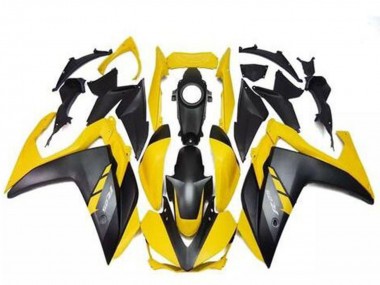 Shop 2015-2018 Yamaha R3 Motorcycle Fairings - Yellow Matte Black