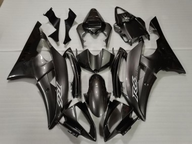 Shop 2008-2016 Yamaha R6 Motorcycle Fairings - Glossy Black White Decals