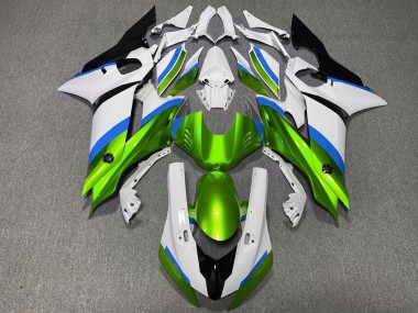 Shop 2017-2023 Yamaha R6 Motorcycle Fairings - White Blue Green