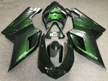 Shop 2007-2014 Ducati 848 Motorcycle Fairings - Green