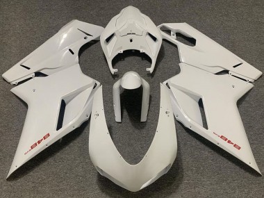 Shop 2007-2014 Ducati 848 Motorcycle Fairing - Pearl White