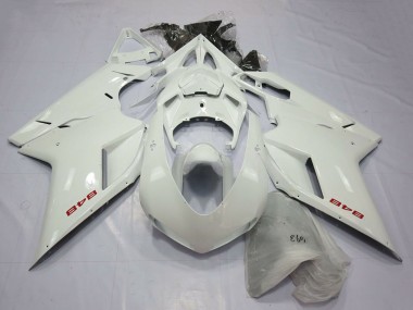 Shop 2007-2014 Ducati 848 Motorcycle Fairings - Pearl White