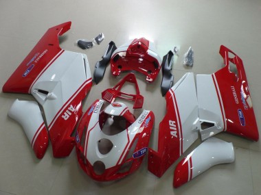 Shop 2003-2004 Ducati 749 999 Motorcycle Fairings - White Red Air Generali Tim