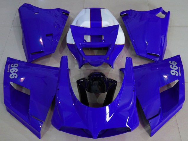1993-2005 Ducati 996 Motorcycle Fairings - Blue Black