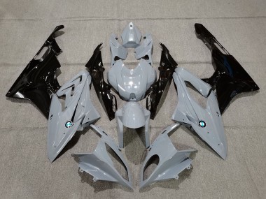 Shop 2015-2016 BMW S1000RR Motorcycle Fairings - Nardo Grey Glossy Black