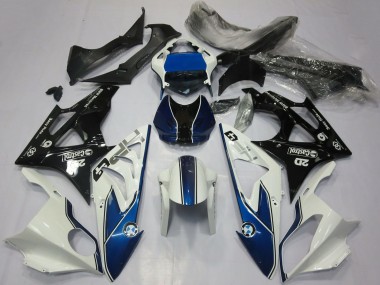 Shop 2017-2018 BMW S1000RR Motorcycle Fairings - White Blue Glossy Black