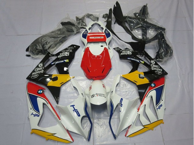2015-2016 BMW S1000RR Motorcycle Fairings - White Red Blue Yellow Black HP