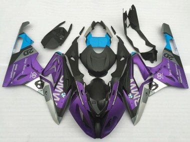 Shop 2017-2018 BMW S1000RR Motorcycle Fairings - Silver Purple Blue Matte Black