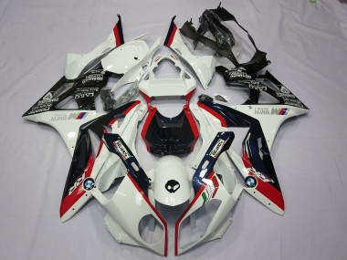 Shop 2009-2014 BMW S1000RR Motorcycle Fairing Kits - White Red Glossy Black