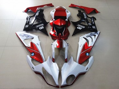 Shop 2009-2014 BMW S1000RR Motorcycle Fairings - White Red Glossy Black