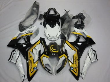 Shop 2009-2014 BMW S1000RR Motorcycle Fairings - White Yellow Glossy Black