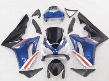 Shop 2006-2008 Triumph Daytona 675 Motorcycle Fairings - Blue White Red Glossy Black