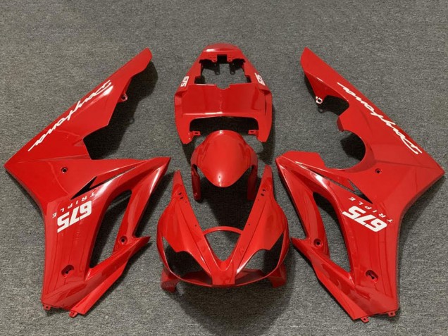 2006-2008 Triumph Daytona 675 Motorcycle Fairings - Red