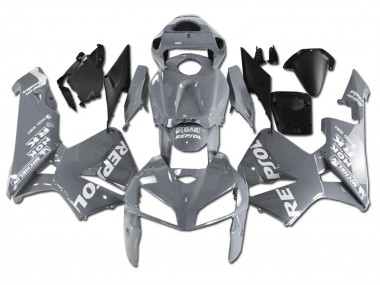 Shop 2005-2006 Honda CBR600RR Motorcycle Fairings - Nardo Grey White Repsol