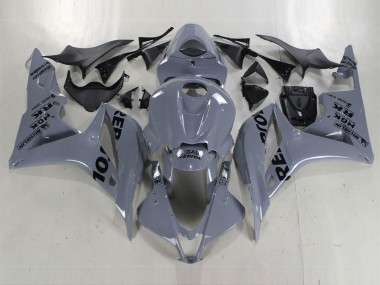 Shop 2007-2008 Honda CBR600RR Motorcycle Fairings - Nardo Grey Black Repsol