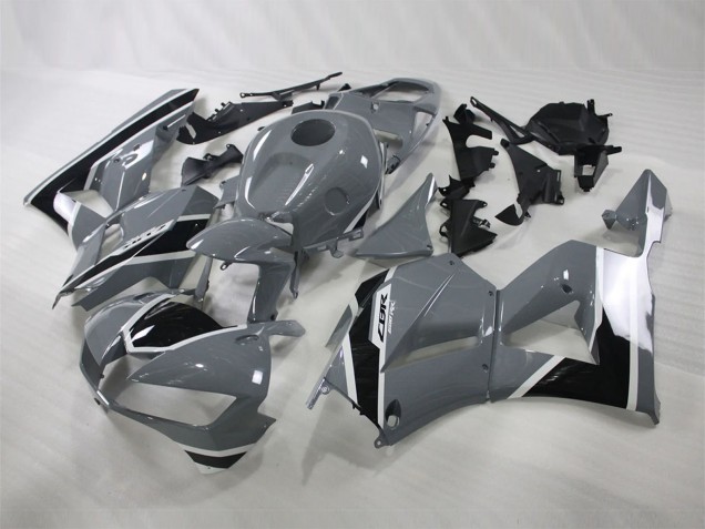 2013-2026 Honda CBR600RR Motorcycle Fairings - Nardo Grey Glossy Black