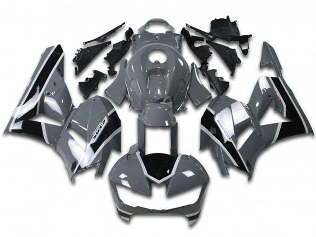 2013-2026 Honda CBR600RR Motorcycle Fairings - Nardo Grey Glossy Black