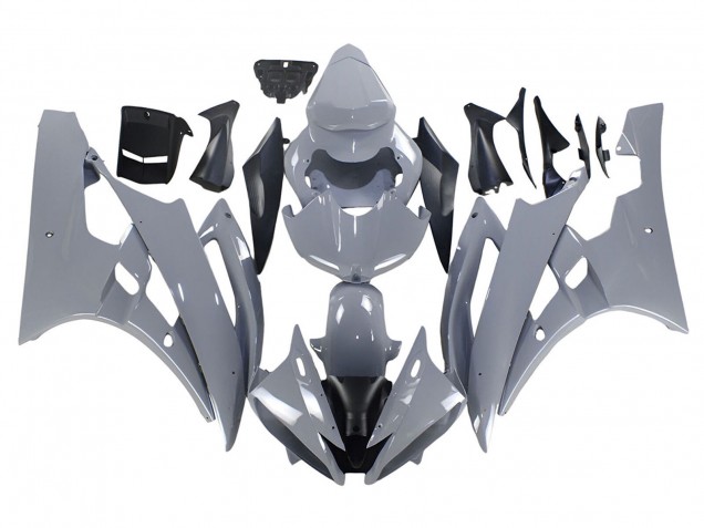 2006-2007 Yamaha YZF 600 R6 Motorcycle Fairings - Nardo Grey