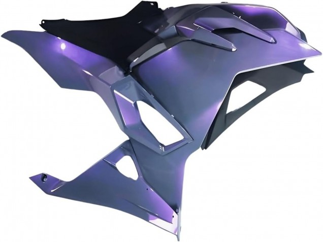 2024-2025 Kawasaki Ninja 500 EX500R Motorcycle Fairings - Chameleon Grey Dazz Pearl Purple