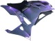 2024-2025 Kawasaki Ninja 500 EX500R Motorcycle Fairings - Chameleon Grey Dazz Pearl Purple