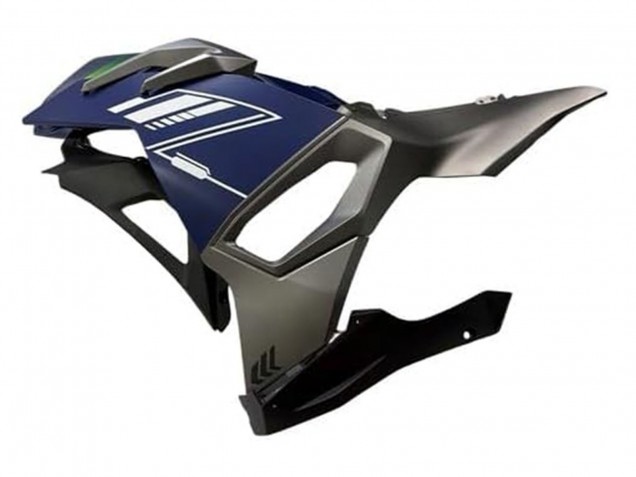 2024-2025 Kawasaki Ninja 500 EX500R Motorcycle Fairings - Blue White Yellow Silver Black