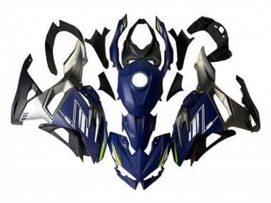 Shop 2024-2025 Kawasaki Ninja 500 EX500R Motorcycle Fairings - Blue White Yellow Silver Black