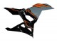 2024-2025 Kawasaki Ninja 500 EX500R Motorcycle Fairings - Nardo Grey Orange Black