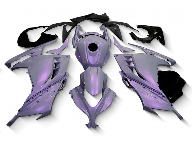 2013-2024 Kawasaki EX300 Motorcycle Fairings - Chameleon Grey Dazz Pearl Purple