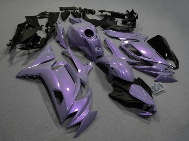 Shop 2020-2024 Kawasaki Ninja 650 EX650 Motorcycle Fairings - Chameleon Grey Dazz Pearl Purple