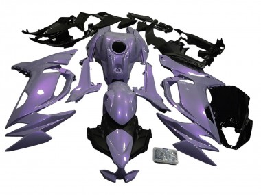 Shop 2020-2024 Kawasaki Ninja 650 EX650 Motorcycle Fairings - Chameleon Grey Dazz Pearl Purple