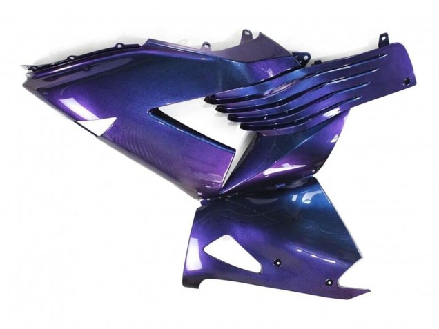 2006-2011 Kawasaki ZX14R ZZR1400 Motorcycle Fairings - Chameleon Blue Purple