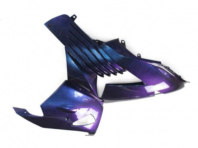 2006-2011 Kawasaki ZX14R ZZR1400 Motorcycle Fairings - Chameleon Blue Purple