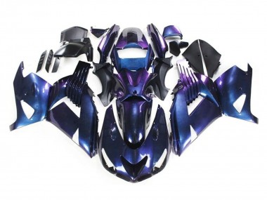 Shop 2006-2011 Kawasaki ZX14R ZZR1400 Motorcycle Fairings - Chameleon Blue Purple