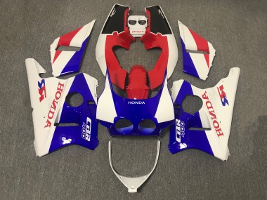 Shop 1987-1989 Honda CBR400RR NC23 Motorcycle Fairing - White Red Blue