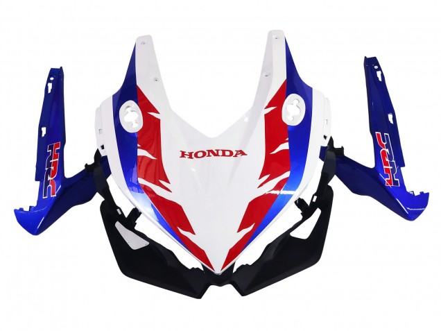 2022 Honda CBR400R Motorcycle Fairing - White Red Blue