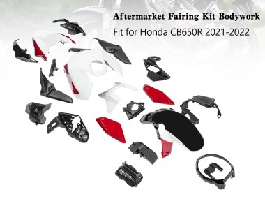 Shop 2019-2022 Honda CB650R Motorcycle Fairings - Black Red White
